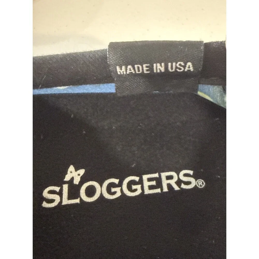 Sloggers Womens Garden Clogs 9 Blue Floral Waterproof Slip‑On Shoes USA Made EUC